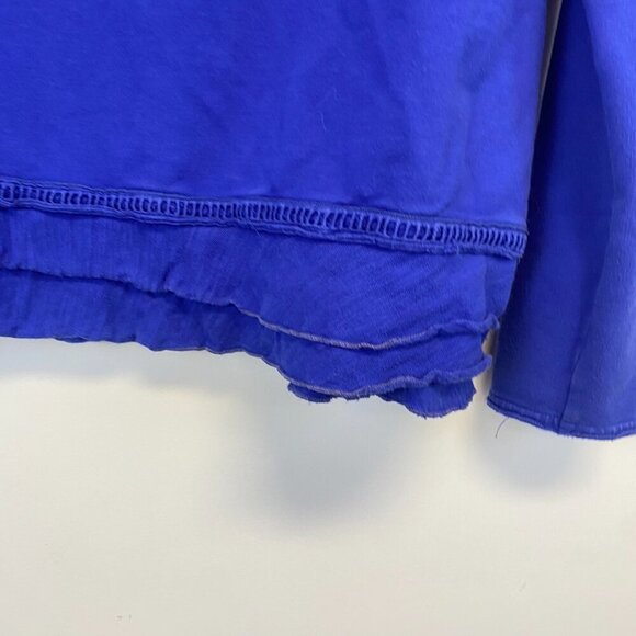 Neon Buddha Royal Blue Button Top - Picture 10 of 12